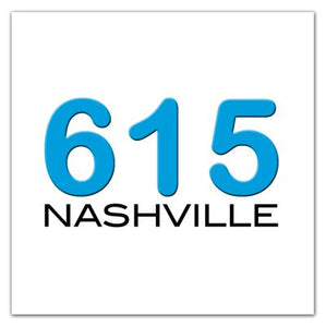 Nashville Photo Magnets | 615 Nashville Area Code Blue