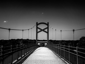 Nashville Photo Magnet | Bridge B/W
