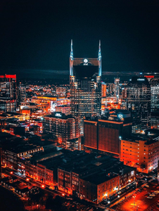 Photo Magnets | Batman Lights up Over Nashville
