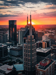 Photography Magnets | Sun Comes Up Over Nashville
