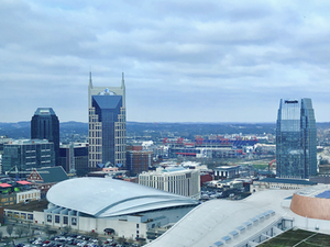 Nashville Photo Magnet | Blue Skyline