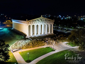 Nashville Photo Magnet | Parthenon Under Lights